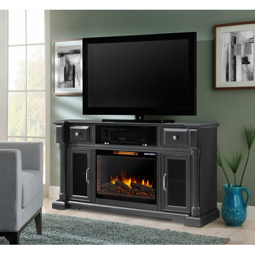 Muskoka Vermont TV Stand for TVs up to 65" with Fireplace Included